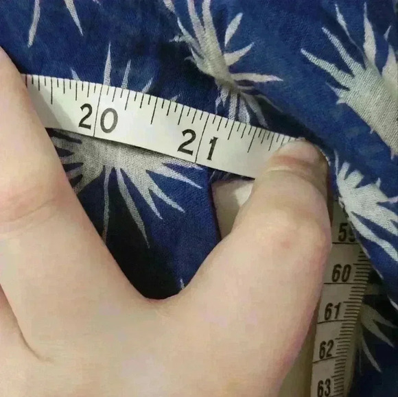 EUC- rock flower paper blouse! - Picture 4 of 7